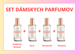 ..SET 1 Dámskych PARFUMOV 4 x 15ML