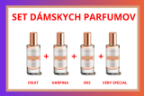 ..SET 3 Dámskych PARFUMOV 4 x 15ML