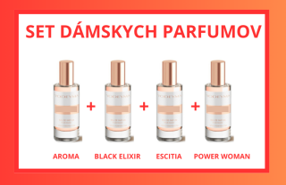 ..SET 2 Dámskych PARFUMOV 4 x 15ML